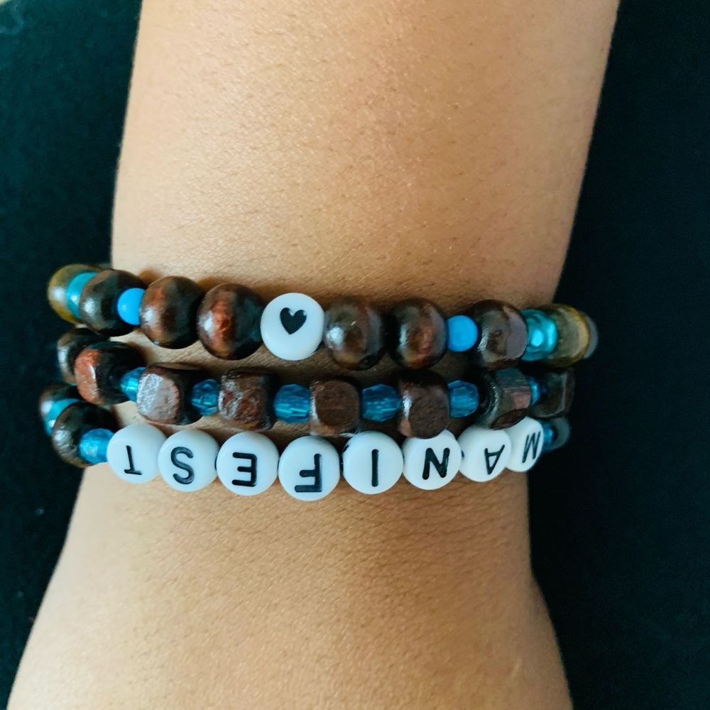 Manifest bracelets three pack